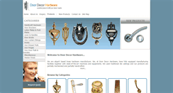 Desktop Screenshot of doordecorhardware.com